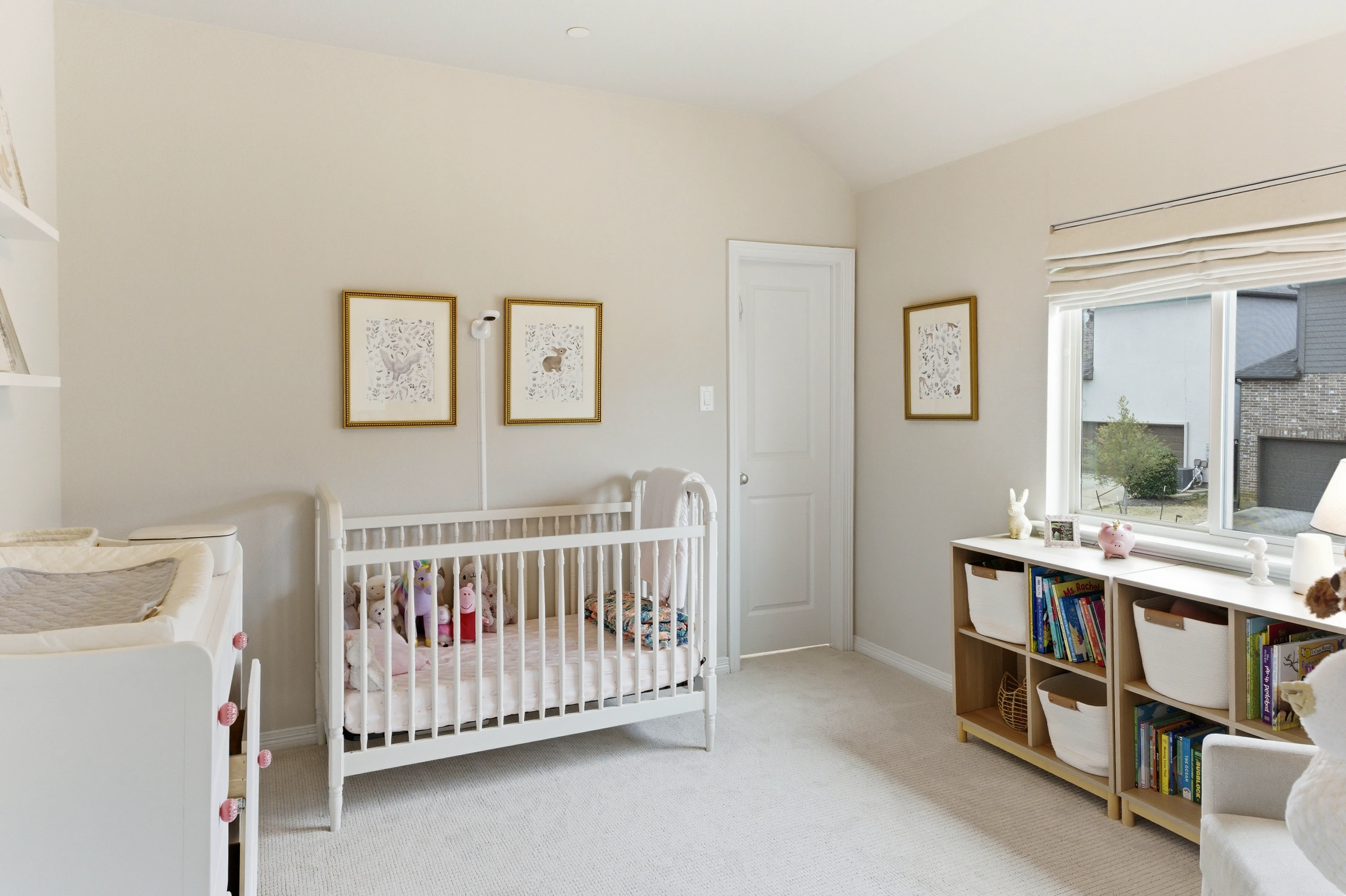 Full bathroom with tub and shower