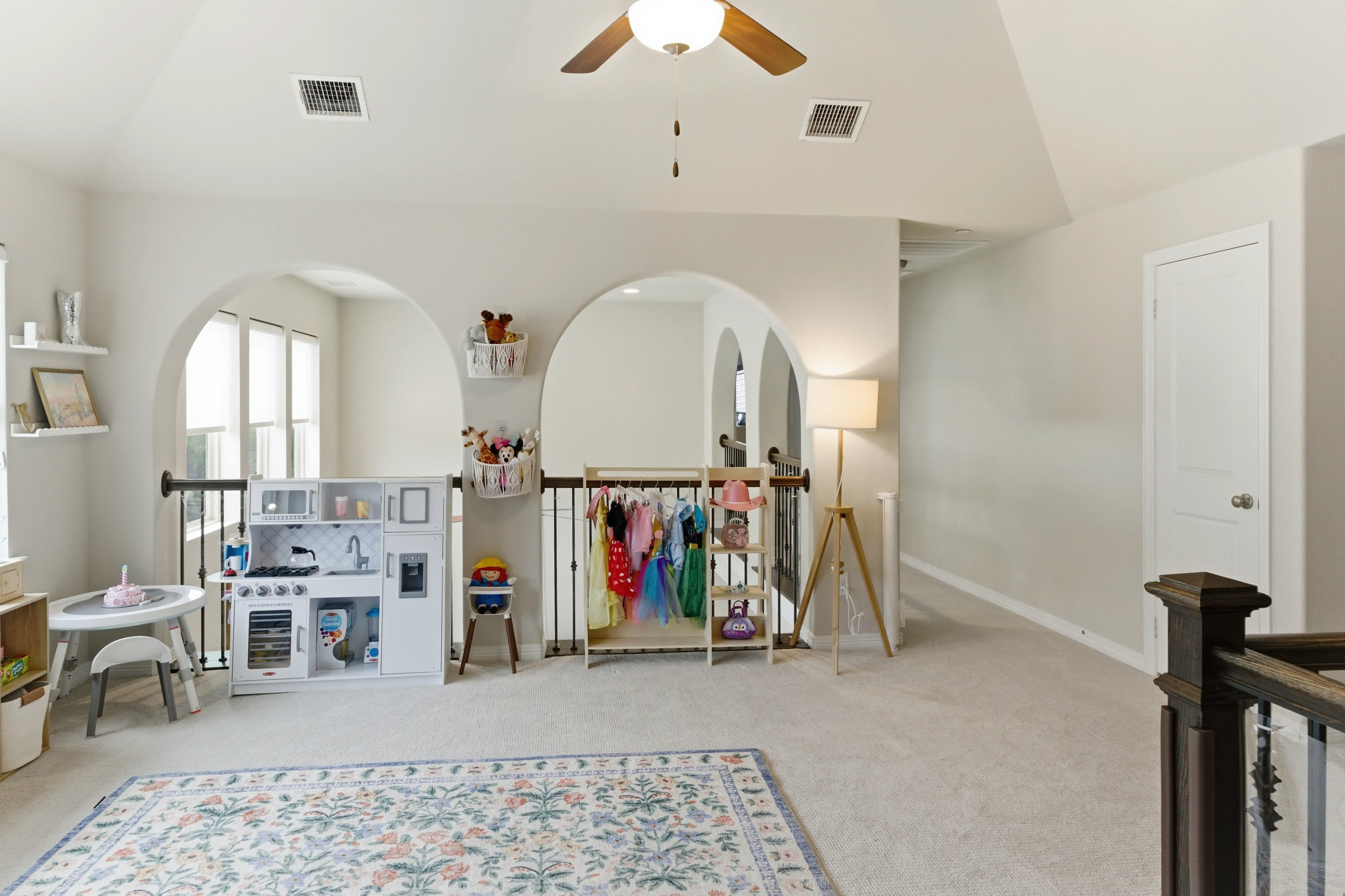 Bathroom with dual vanity