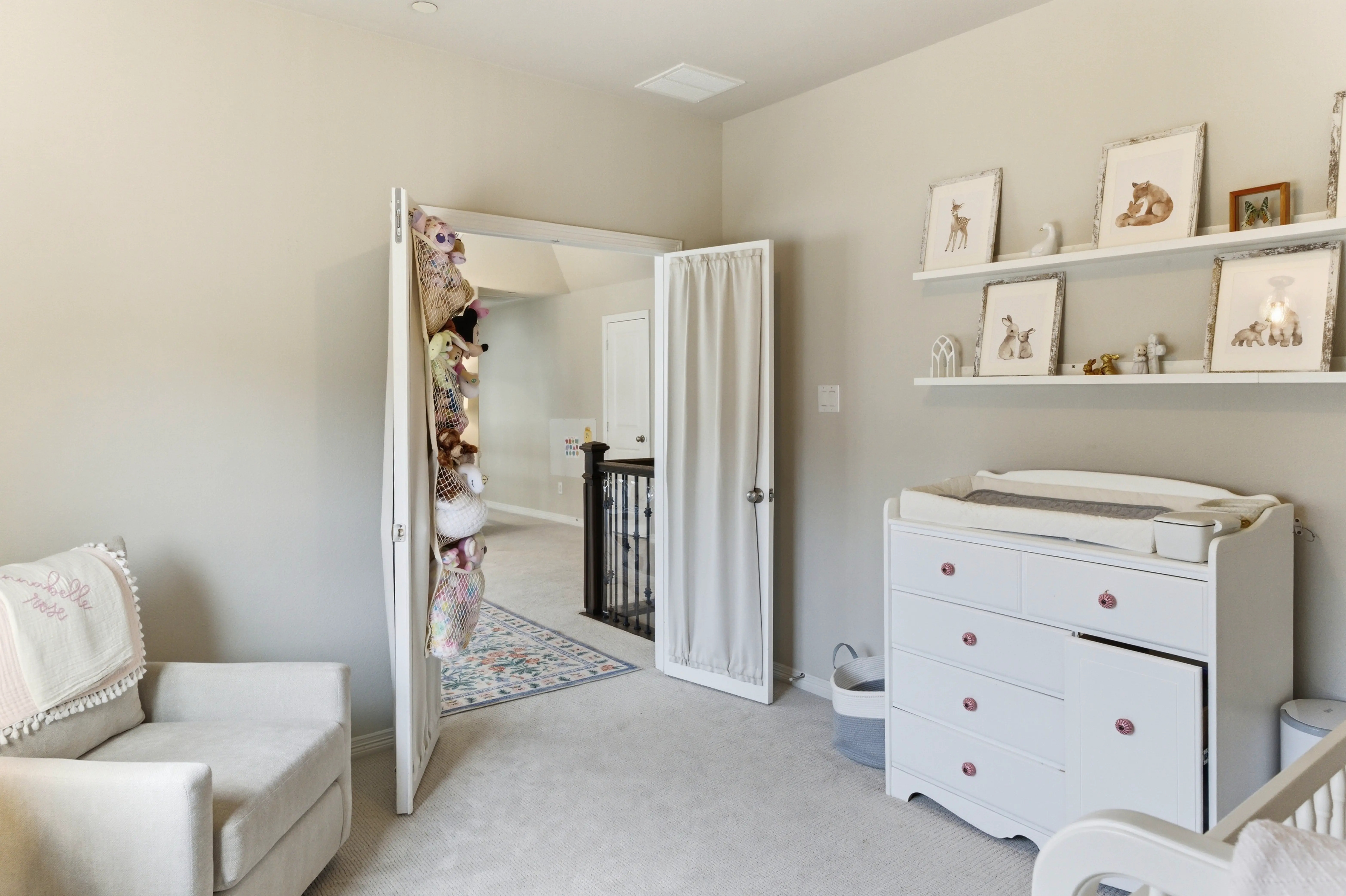 Hallway and staircase landing